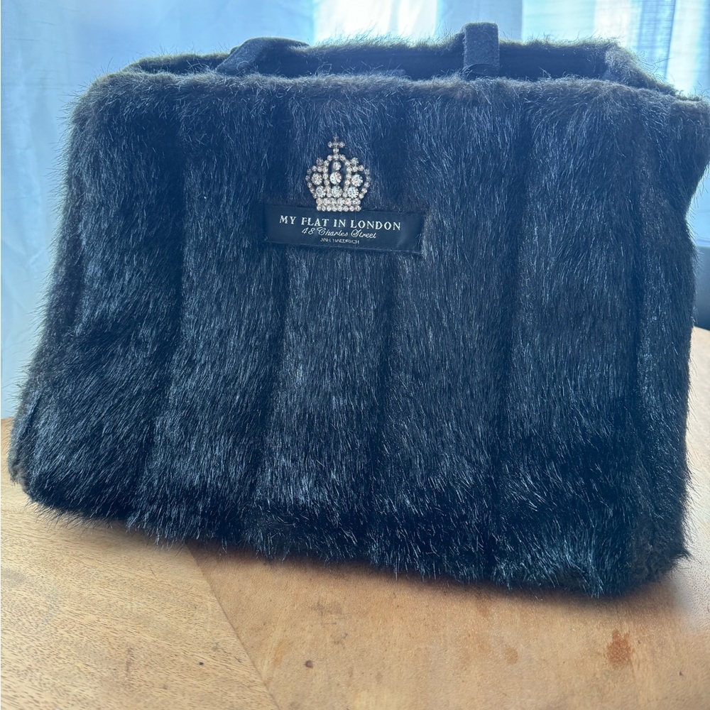My Flat in London fur bag